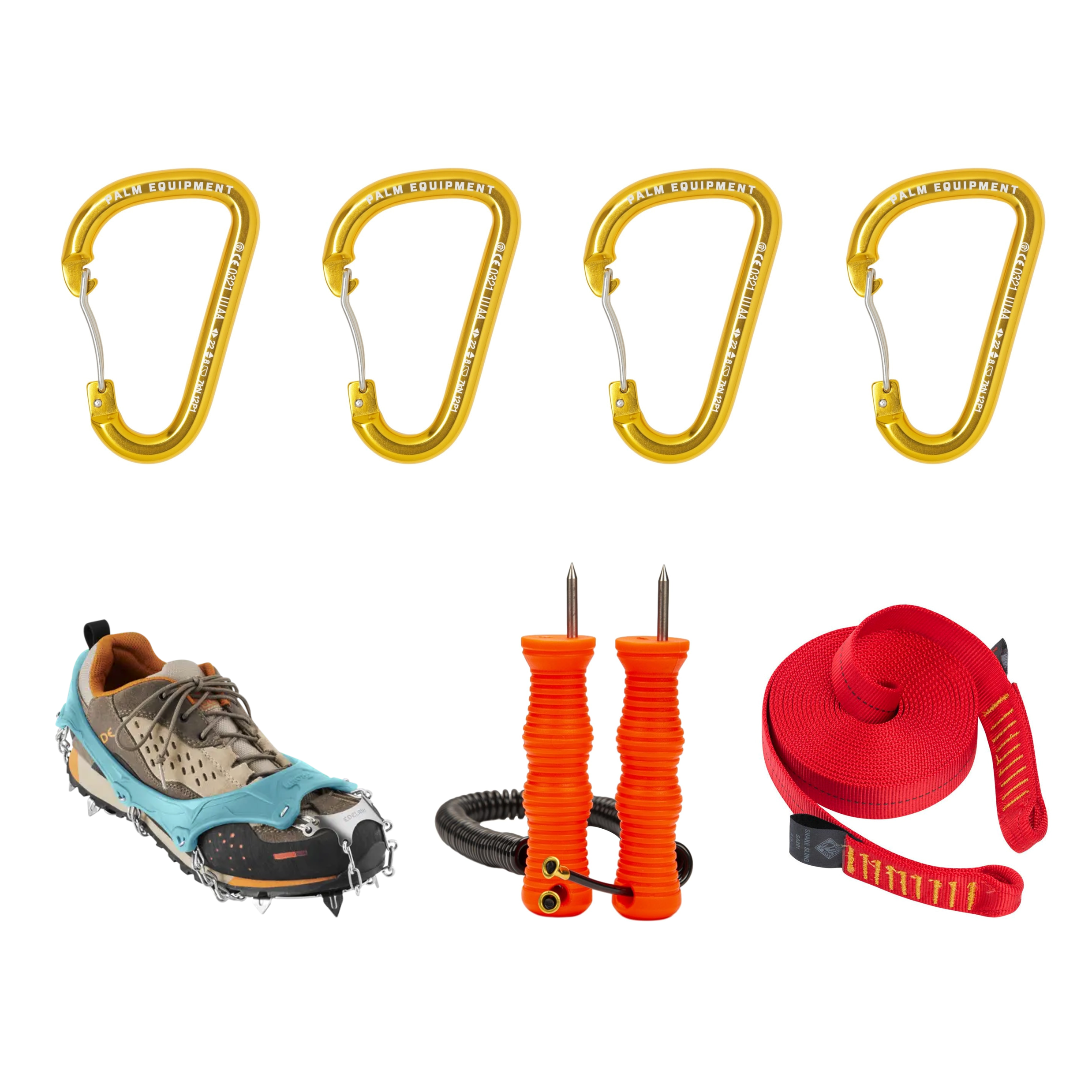 Komplet osebne tehnične reševalne opreme za reševanje iz zamrznjenih voda